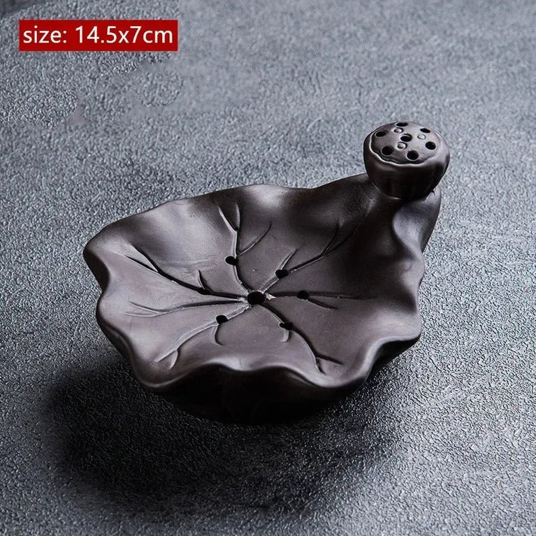 Chinese Purple Clay Tea Tray Household Water Storage Type Tea Sea Creative Zisha Pot Bearing Antique Tea Set Trays Decorative - China Tea Store