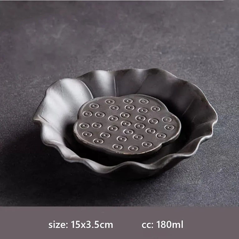 Chinese Purple Clay Tea Tray Household Water Storage Type Tea Sea Creative Zisha Pot Bearing Antique Tea Set Trays Decorative - China Tea Store