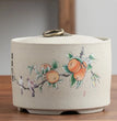 Chinese Style Ceramics Tea Caddy Household Storage Tank Travel Tea Bag Coffee Biscuits Sealed Jar Dried Fruit Snacks Containers - China Tea Store