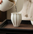 Chinese style simple wood grey lace master ceramic Chinese kung fu tea set smelling cup simple tea cup - China Tea Store