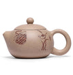 chinese tea pot real yixing zisha duan clay marked lotus root handpainted 9 infuser holes xishi pot 80ml - China Tea Store