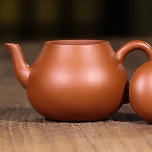 Chinese teapot Yixing purple clay teapot, raw ore Zhuni, pear - shaped teapot, Kungfu tea set, teapot, small capacity 170ml - China Tea Store