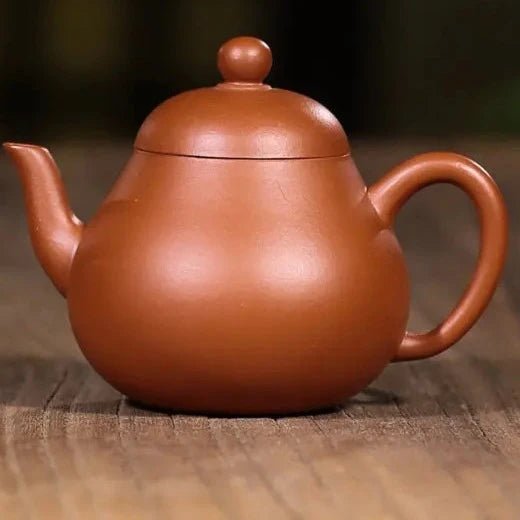 Chinese teapot Yixing purple clay teapot, raw ore Zhuni, pear - shaped teapot, Kungfu tea set, teapot, small capacity 170ml - China Tea Store