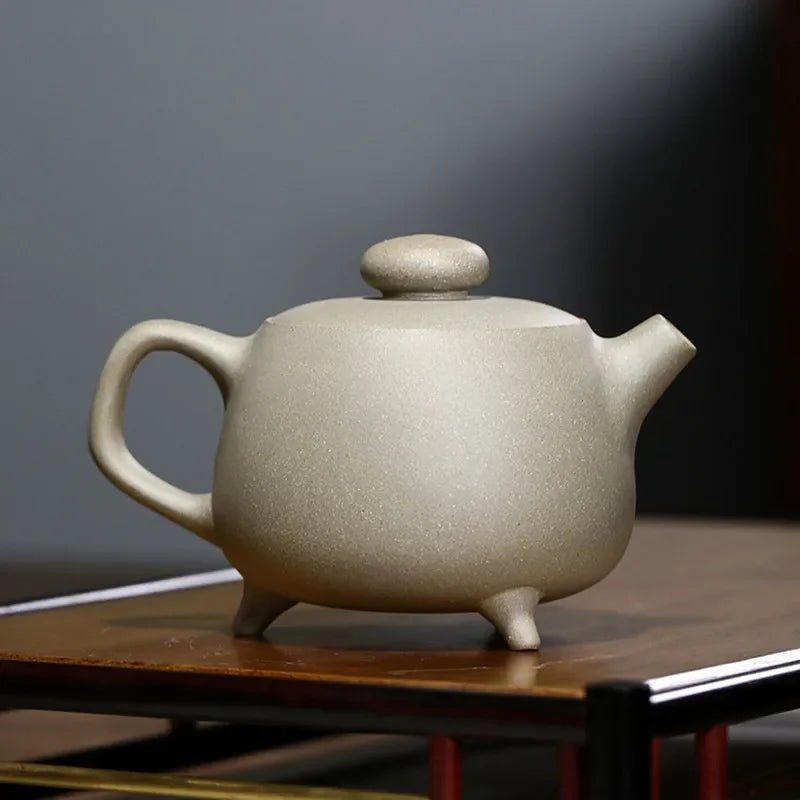 Chinese Yixing Authentic Tea Pot Handmade Purple Clay Teapot Raw Ore Green Bean Mud Kettle Tea Ceremony Customized Gifts 200ml - China Tea Store