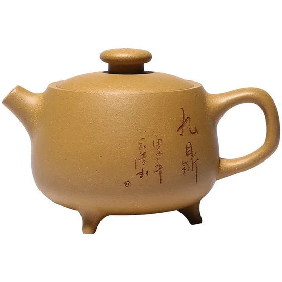 Chinese Yixing Authentic Tea Pot Handmade Purple Clay Teapot Raw Ore Green Bean Mud Kettle Tea Ceremony Customized Gifts 200ml - China Tea Store