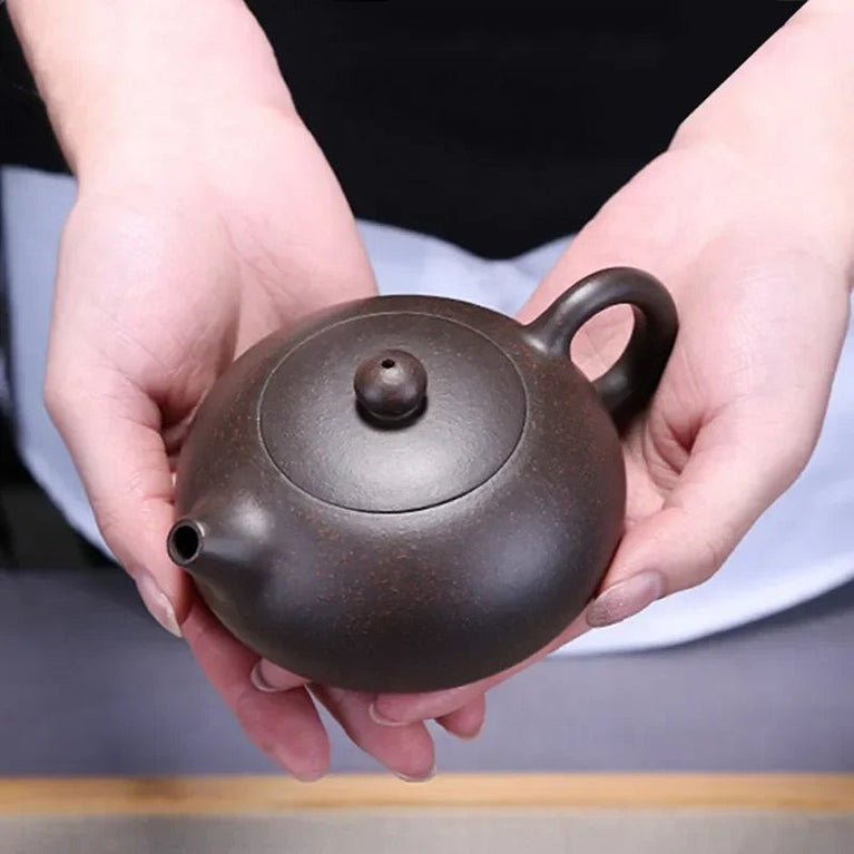 Chinese Yixing Teapot Purple Clay Xishi Pot Handmade Unique Shape Pot Kettle Home Ball Hole Dahongpao Oolong Tea Tea Set 150ml - China Tea Store