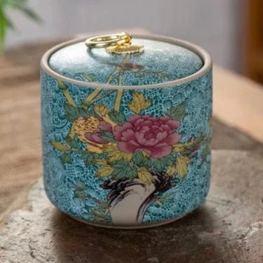 Creative Ceramic Storage Jar Purple Clay Storage Tea Jar Moistureproof Home Candy Nut Sealed Box Food Storage Container Gift New - China Tea Store