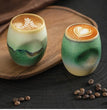 Creative Light Luxury Mountain Viewing Warm Hand Cup Ceramic Espresso Tea Cup Master Cup - China Tea Store