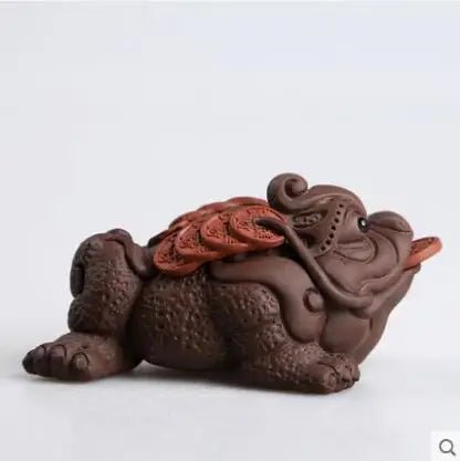 Creative Tea Pet Ornaments, Zisha Tea, Golden Toad, Tea Set Accessories, Tea Art, Small Monk, Figure Ornaments - China Tea Store