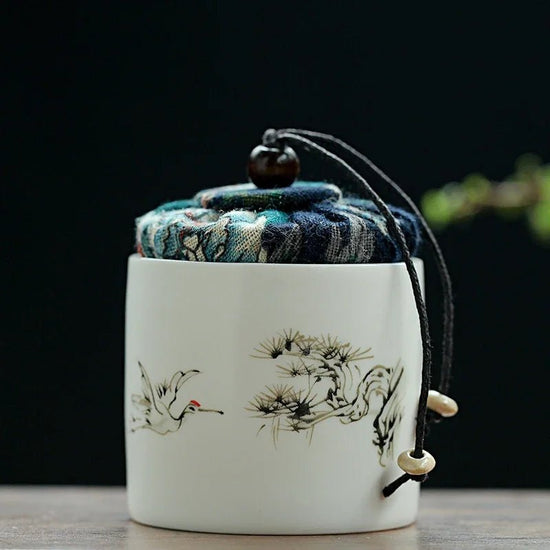 Creativity Ceramics Tea Caddy Tieguanyin Storage Tank Portable Travel Tea Box Sealed Coffee Powder Tea Jar Spice Organizer - China Tea Store