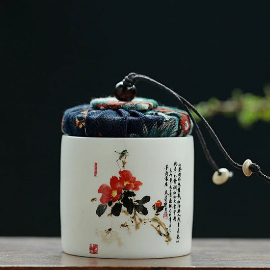 Creativity Ceramics Tea Caddy Tieguanyin Storage Tank Portable Travel Tea Box Sealed Coffee Powder Tea Jar Spice Organizer - China Tea Store