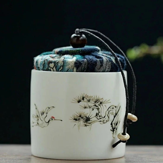 Creativity Ceramics Tea Caddy Tieguanyin Storage Tank Portable Travel Tea Box Sealed Coffee Powder Tea Jar Spice Organizer - China Tea Store