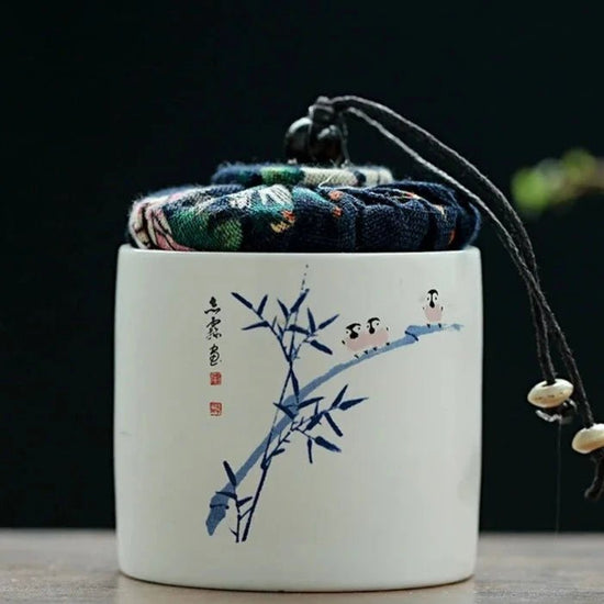 Creativity Ceramics Tea Caddy Tieguanyin Storage Tank Portable Travel Tea Box Sealed Coffee Powder Tea Jar Spice Organizer - China Tea Store