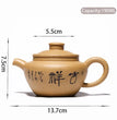 190ml Yixing Famous Purple Clay Teapots Traditional Handmade Tea Pot Beauty Kettle Chinese Zisha Teaware Tea Ceremony Customized