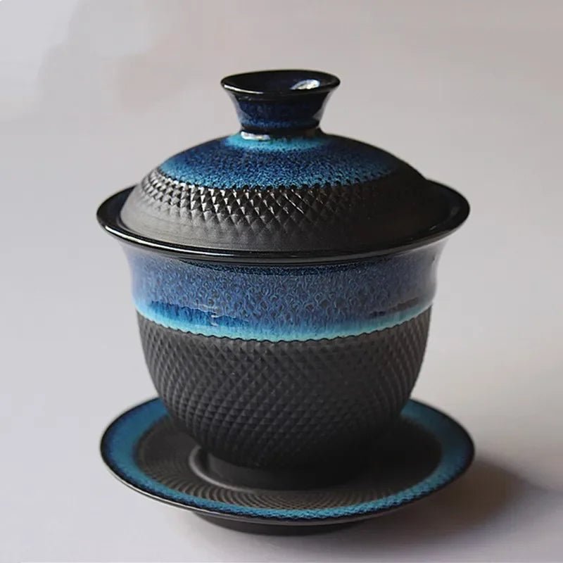 Dehua Kiln Change Ceramic Gaiwan Tea Cup Handmade Tea Tureen Chinese Retro Tea Set Accessories Master Cup Drinkware 180ML - China Tea Store