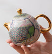 Dragon Egg Pot Hand - painted Peacock Small Teapot Ceramic Brewing Teapot - China Tea Store