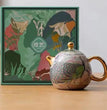 Dragon Egg Pot Hand - painted Peacock Small Teapot Ceramic Brewing Teapot - China Tea Store