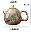 Dragon Egg Pot Hand - painted Peacock Small Teapot Ceramic Brewing Teapot - China Tea Store