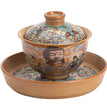 Dunhuang Buddha Gaiwan Kiln Baked Retro Ceramic Tea Bowl Household Kung Fu Tea Set Tea Making Device - China Tea Store