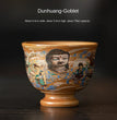 Dunhuang Culture Master Cup Handmade Retro Goblet Personal Dedicated Tea Cup Household Ceramic Cup Tea Bowl - China Tea Store