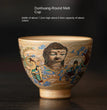 Dunhuang Culture Master Cup Handmade Retro Goblet Personal Dedicated Tea Cup Household Ceramic Cup Tea Bowl - China Tea Store