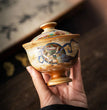 Dunhuang Tureen Single Cup Household Kweichow Moutai Cultural and Creative Kung Fu Tea Set High - End Tea Brewing Bowl Gaiwan - China Tea Store