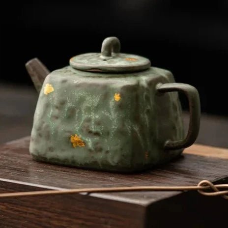 Empty Zhai Hanzhong Pot Old Rock Clay Teapot Vintage Teaware Kung Fu Bronze Glaze Tea Making Device Tea Infuser Tea Kettle - China Tea Store