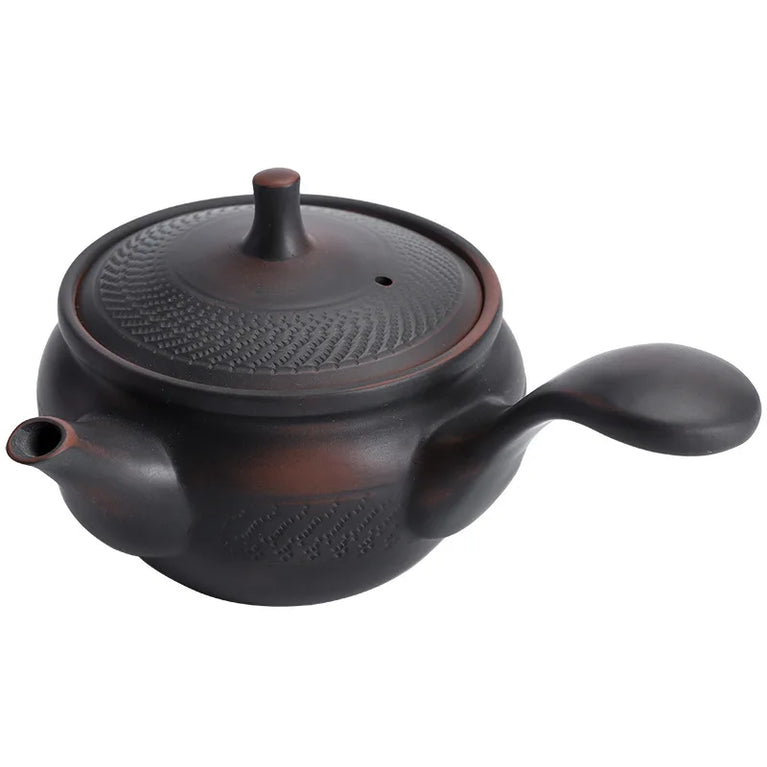 Purple Pottery Side Handle Pot  Ceramic Kung Fu Teapot Single Teapot Pu'er Tea Making Device Tea Sets Chinese Tea Pot