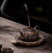 Gilded Iron Glaze Lotus Fragrance Pot Pu'er Tea Maker Mug Teapot Clay Coffeeware Teaware Puer Tea Cup Set Yixing Clay Kettle Bar - China Tea Store