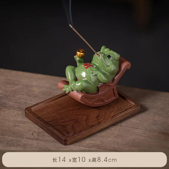 Golden Toad Tea Pet Decoration Attracting Wealth Toad Creative Tea Ceremony Accessories Tea Table Fragrance Insertion Decoration - China Tea Store