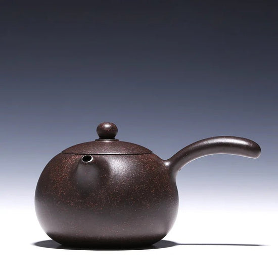 H1576 Shi Tang Yu pot about 230cc authentic Yixing famous teapot ore black steel Zhu mud - China Tea Store