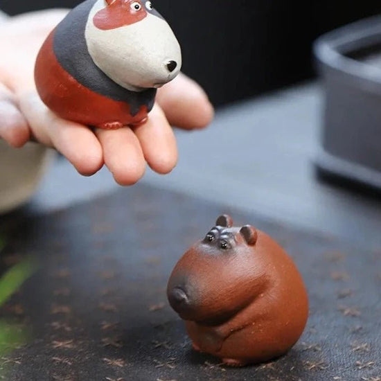 Hand - painted Mouse Purple Sand Tea Pet Tea Play Toys Tea Figurine Crafts Zisha Tea Statue Tea Ceremony Kung Fu Tea Teaset Craft - China Tea Store