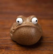 Handmade Coarse Pottery Large Eyes Clay Toad Tea Pet Figurine, Gongfu Tea Accessories, Tea Sets, Zen Animal Cute, Modern Style, - China Tea Store