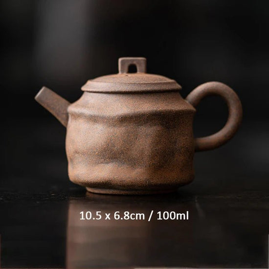 Handmade Rock Auspicious Clouds Hand Grasp Teapot Japanese Ceramic Small Single Tea Making Pot Tea Infuser Cha Hai - China Tea Store