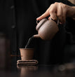 Handmade Rock Auspicious Clouds Hand Grasp Teapot Japanese Ceramic Small Single Tea Making Pot Tea Infuser Cha Hai - China Tea Store