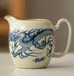 Handmade Ru Kiln Porcelain Tea Pitcher Blue and White Dragon Pattern Fair Cup Cha Hai Justice Cup Tea Services Craft Supplies - China Tea Store