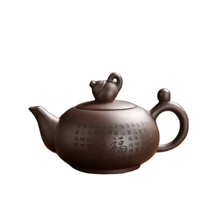 Handmade Tea Set Customized Authentic Yixing Tea Pot Purple Clay Xishi Filter Teapot Beauty Kettle Give Someone A Gift 180ml - China Tea Store