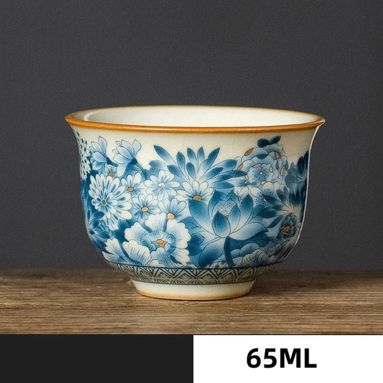 High - quality Retro Ru Kiln Tea Tureen Ceramic Sancai Cover Bowl Tea Maker Gaiwan Can Raise Kung Fu Teaware - China Tea Store