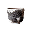 Japanese old rock clay powder tea cup personal home master cup hand - relief single cup ceramic coarse pottery tea set - China Tea Store