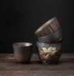 Japanese - Style Gold - Plated Iron Glazed Teacups, Tea Cups, Ceramic Kung Fu Teacups, Retro scented Cups, Small Master Cups and Sce - China Tea Store