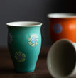 Japanese - Style Turquoise Green Music Cup Ceramic Kung Fu Tea Cup Fragrance - Smelling Cup Small Master Cup Single Cup Bowl - China Tea Store