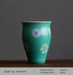 Japanese - Style Turquoise Green Music Cup Ceramic Kung Fu Tea Cup Fragrance - Smelling Cup Small Master Cup Single Cup Bowl - China Tea Store