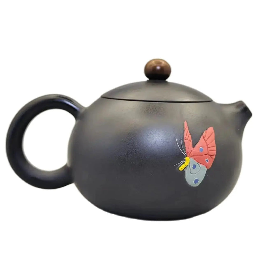 Jianshui Purple Clay Pure Handmade Butterfly Xishi Tea Pot(Not Yixing Zisha) Ceramic Kung Fu Tea Set Drinkware Tea Ceremony - China Tea Store