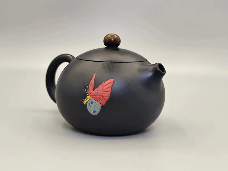 Jianshui Purple Clay Pure Handmade Butterfly Xishi Tea Pot(Not Yixing Zisha) Ceramic Kung Fu Tea Set Drinkware Tea Ceremony - China Tea Store