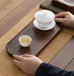 Light Luxury New Chinese Black Walnut Gong Fu Tea Tray Rectangle Storage Dish for Tea Plate Teaware - China Tea Store