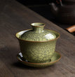 Longquan Celadon Porcelain Gaiwan China Teacups Crackle Glaze Teapot Drinkware 150ml - China Tea Store