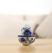 LUWU blue - and - white ceramic teacup porcelain wenxiang cup chinese kung fu cup drinkware - China Tea Store