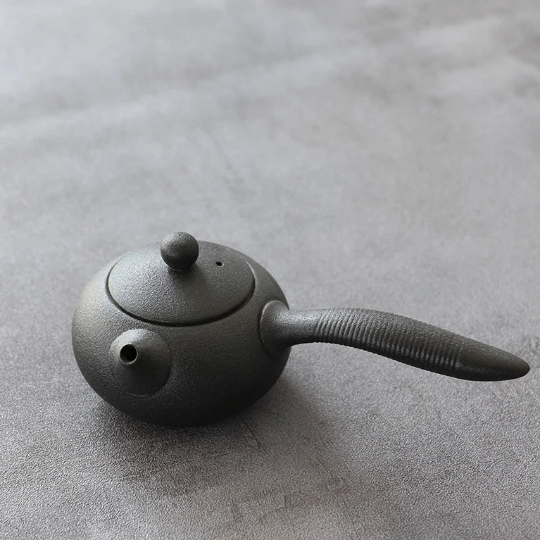 LUWU - Chinese Kung Fu Black Ceramic Teapot, Kettle, Kettle, Tea Pot, 150ml - China Tea Store