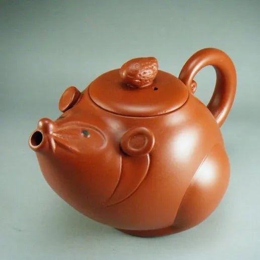 On sale! 200cc Yixing teapot of small rodents skit two clear cement color selection purple clay tea pot teaset - China Tea Store