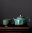 PINNY 150ML Ceramic Turquoise Glaze Teapot Japanese Style Kung Fu Tea Service Retro Pigmented Tea Pot - China Tea Store